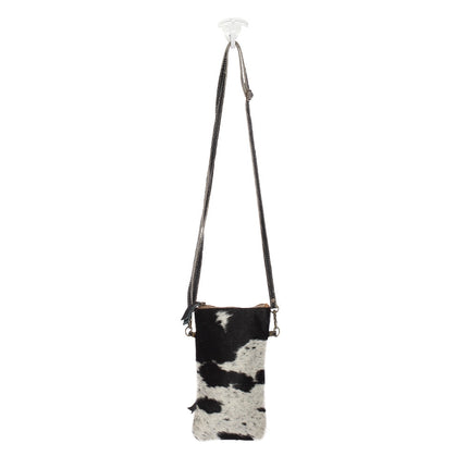 Premium Item: Black and White Crossbody Myra Bag
