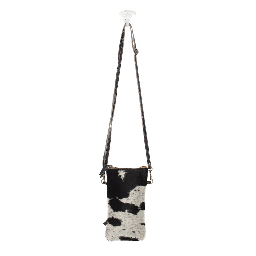Premium Item: Black and White Crossbody Myra Bag