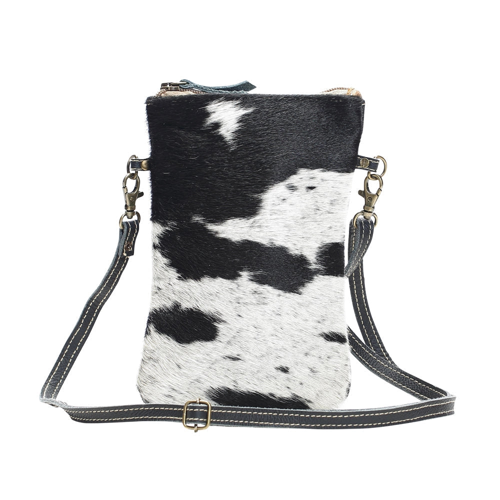 Premium Item: Black and White Crossbody Myra Bag