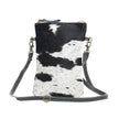 Premium Item: Black and White Crossbody Myra Bag