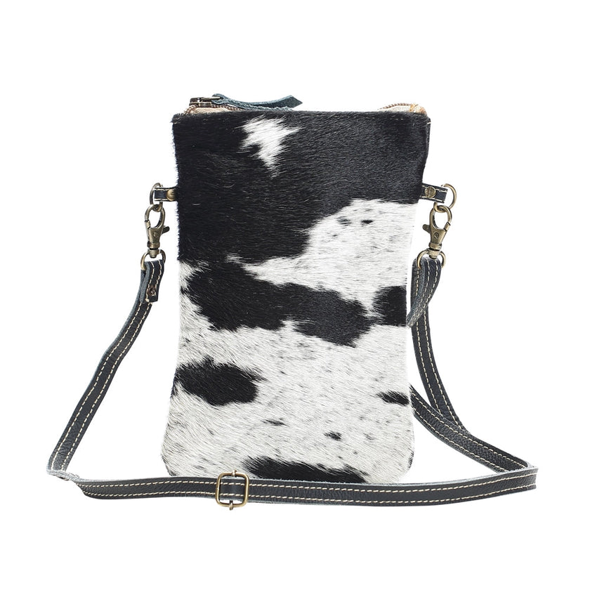 Premium Item: Black and White Crossbody Myra Bag