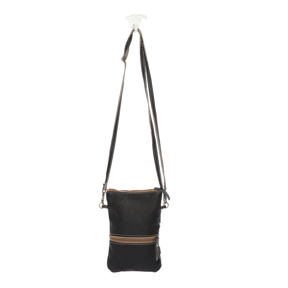 Premium Item: Black and White Crossbody Myra Bag