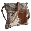Premium Item: Crossbody Upcycled Canvas Bag - Flowers