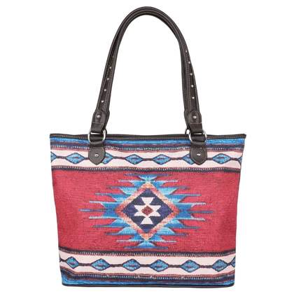 Montana West Aztec Canvas Tote Bag
