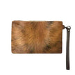 Montana West Hair-On Cowhide Leather Clutch/Crossbody