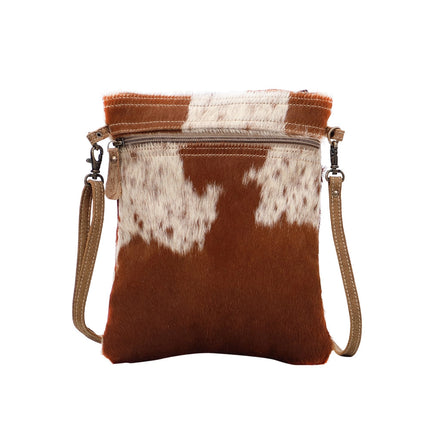 Premium Item: White & Cocoa Small and Cross Body Myra Bag