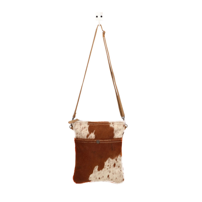 Premium Item: White & Cocoa Small and Cross Body Myra Bag