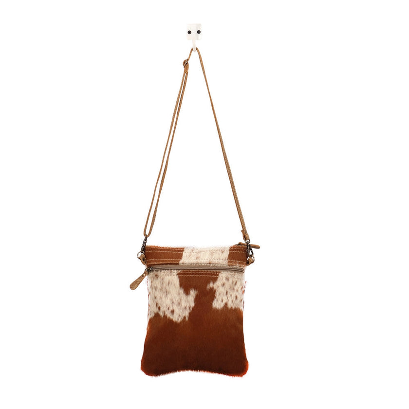 Premium Item: White & Cocoa Small and Cross Body Myra Bag