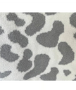 A closeup view of the knit pattern